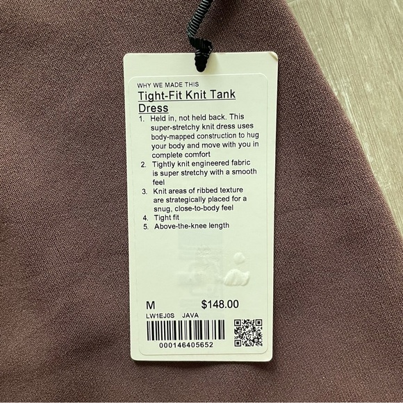 Lululemon Tight-Fit Knit Tank Dress in Java (rich brown) - Picture 5 of 10